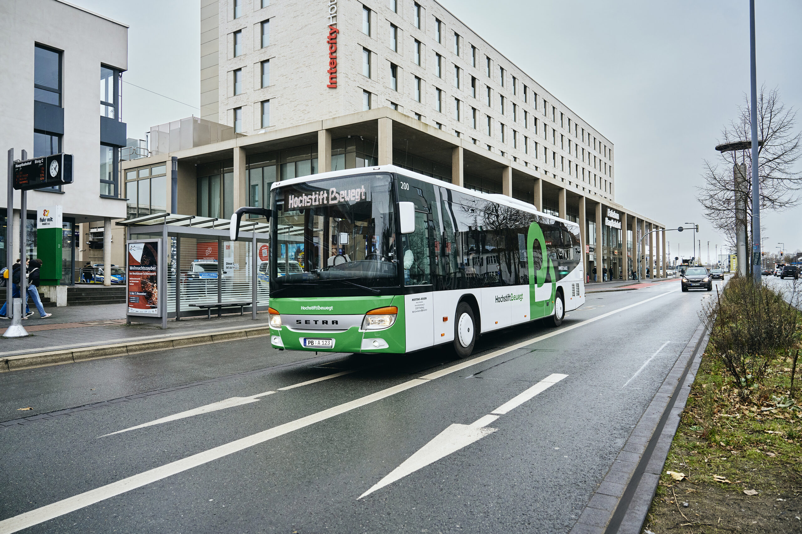 Angepasste Strecke der Linie R50 am 31. Januar