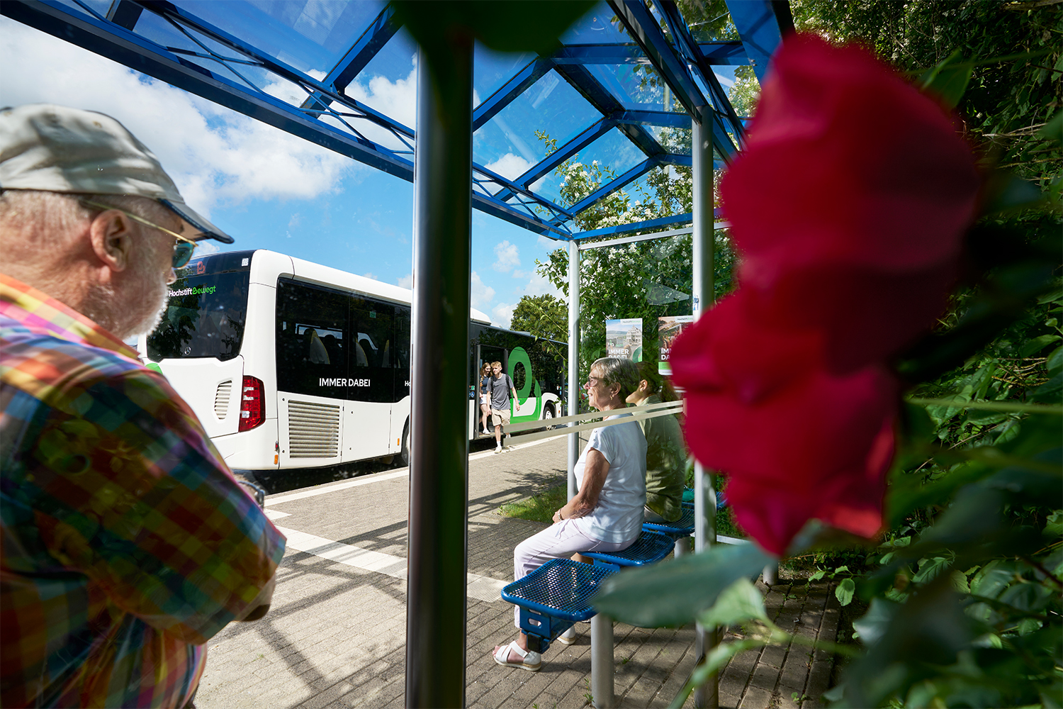Kurze Umleitung in Paderborn-Elsen