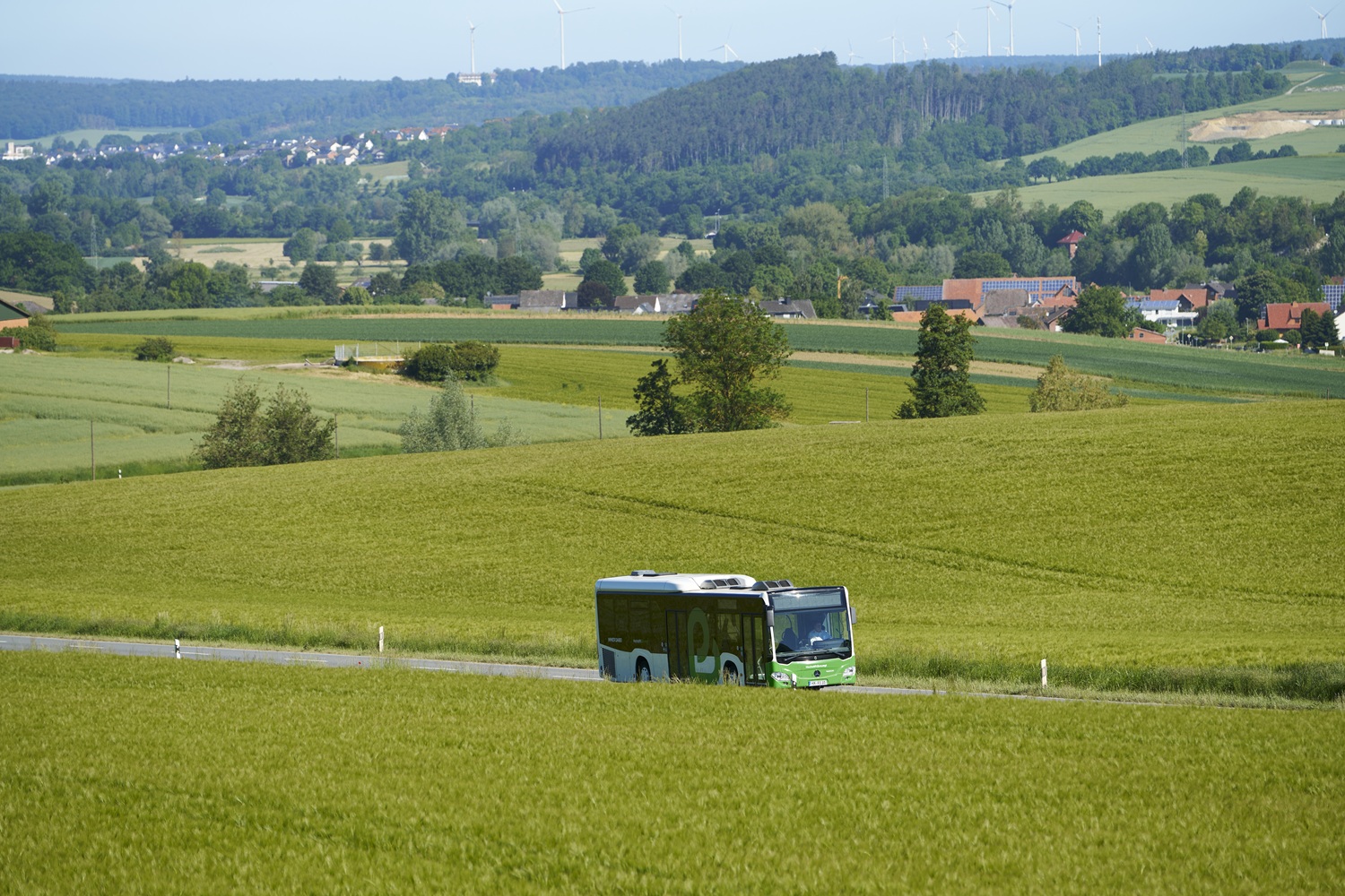 Ersatz-Haltestelle in Beverungen-Amelunxen