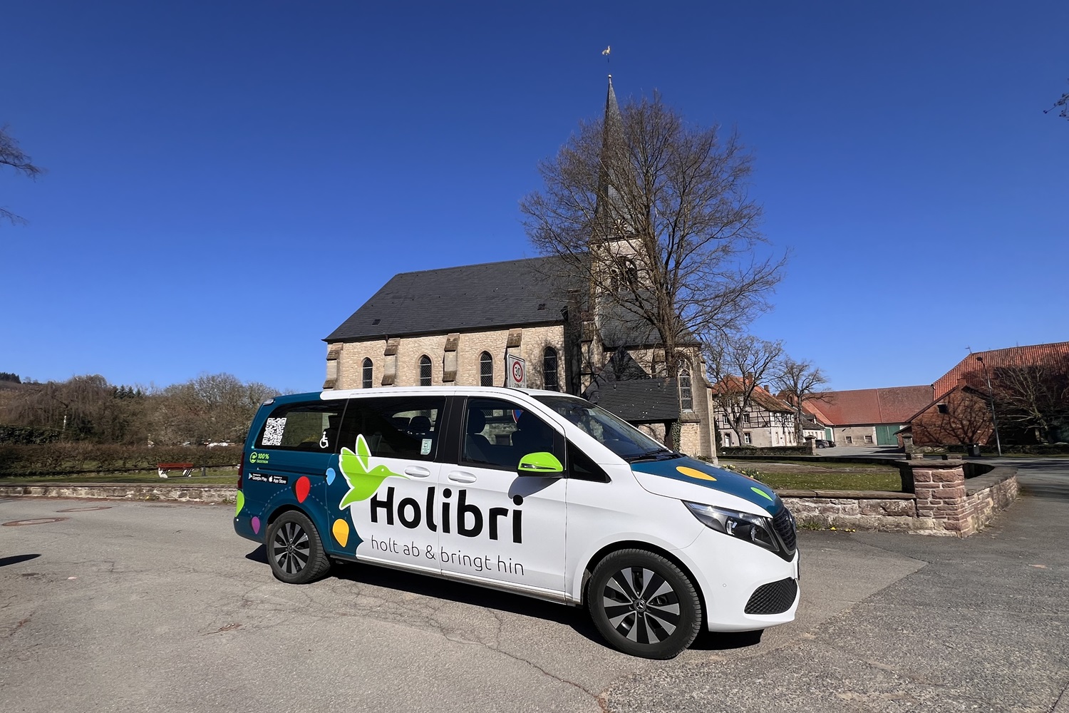 Holibri-Shuttle beim Gewerbetag in Bad Wünnenberg