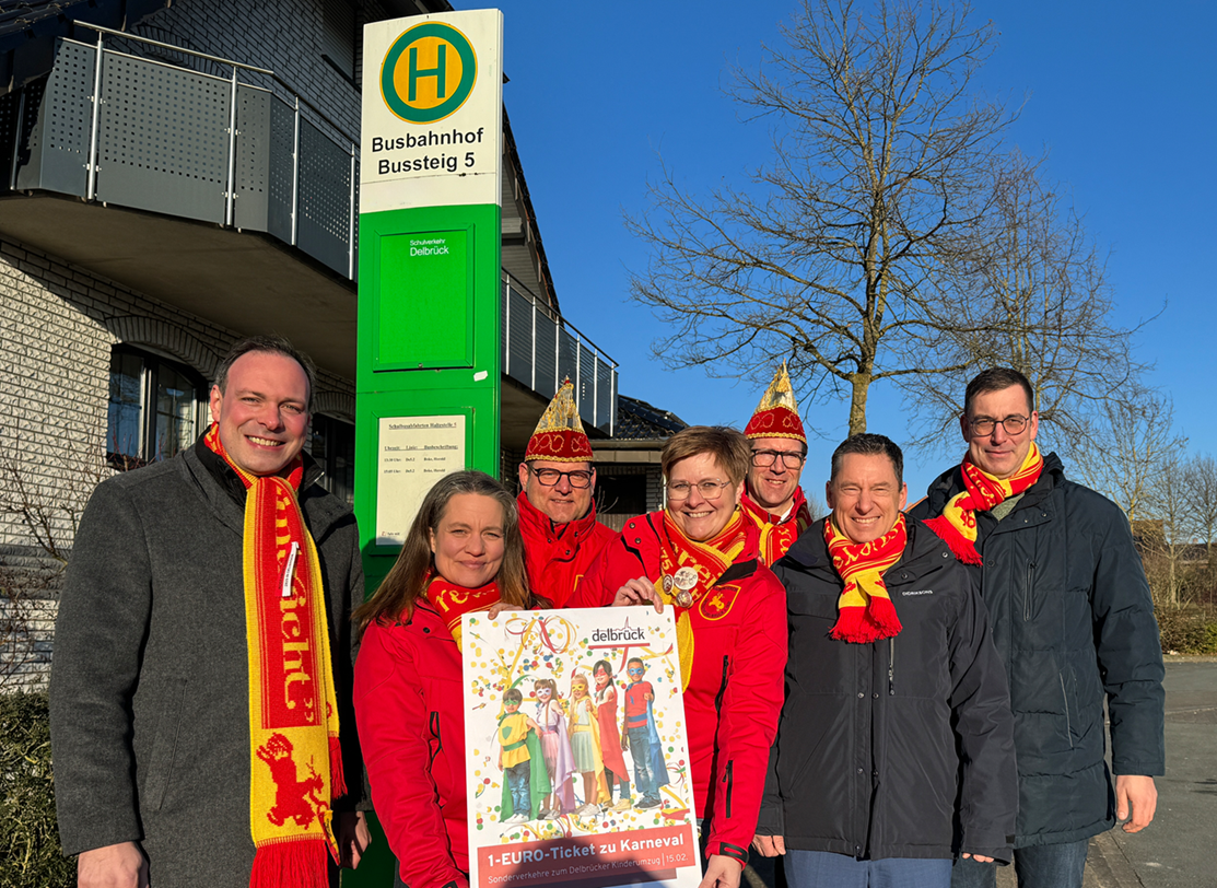 Zusätzliche Fahrten zum Kinderumzug in Delbrück